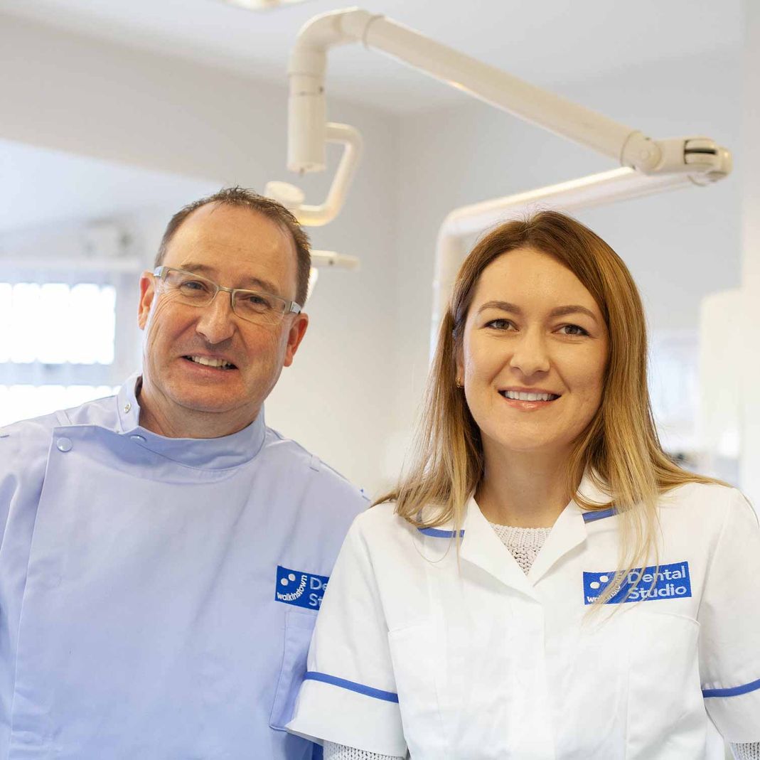 The dentist and dental hygenist at Walkinstown Dental Studio